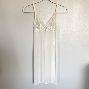 La Perla Studio lace white cream chemise NWT
